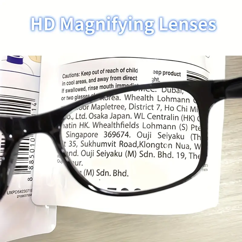 Square Magnifying Reading Glasses Computer Presbyopic - Temu