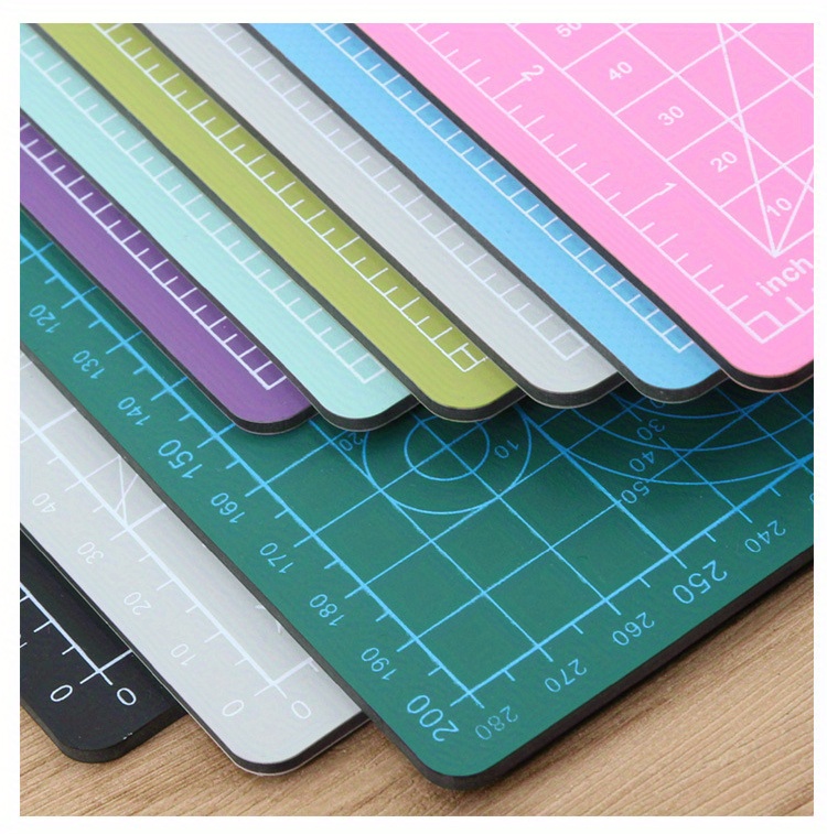 Colorful A5 Cutting Pad Pvc Paper Cutting Scale Cutting - Temu