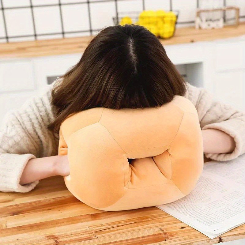 SOFT NAP DOUGHNUT PILLOW FOLDABLE KIDS HEAD DESK PILLOW SLOW