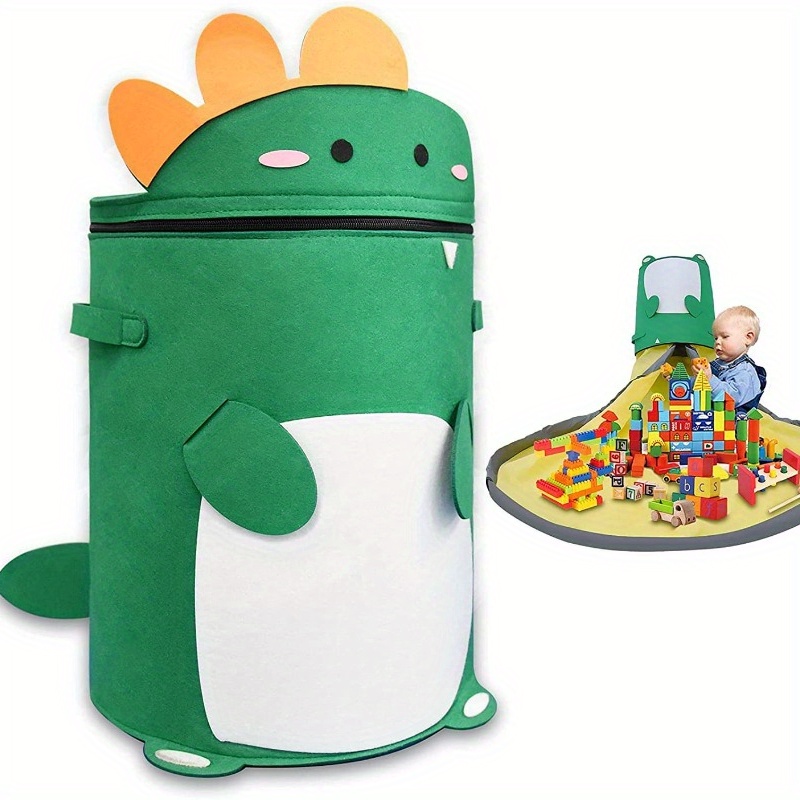 Cute Dinosaur Felt Storage Bag Toy Game Mat Storage Bag 2 in - Temu United  Kingdom