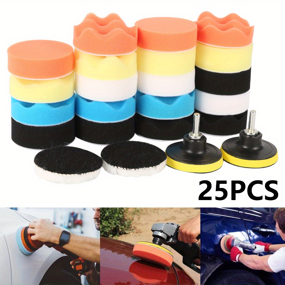 Car Polisher Gross Polishing Pads For Drill Sponge - Temu