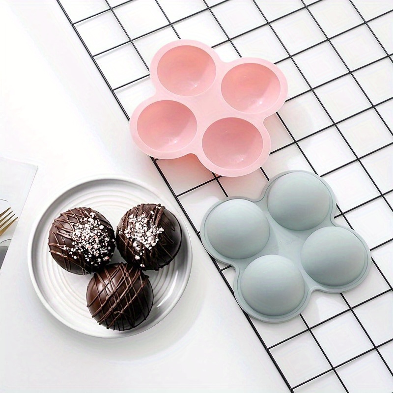 Silicone Molds For Chocolate 6 Semi Sphere Hot Cocoa Bomb - Temu