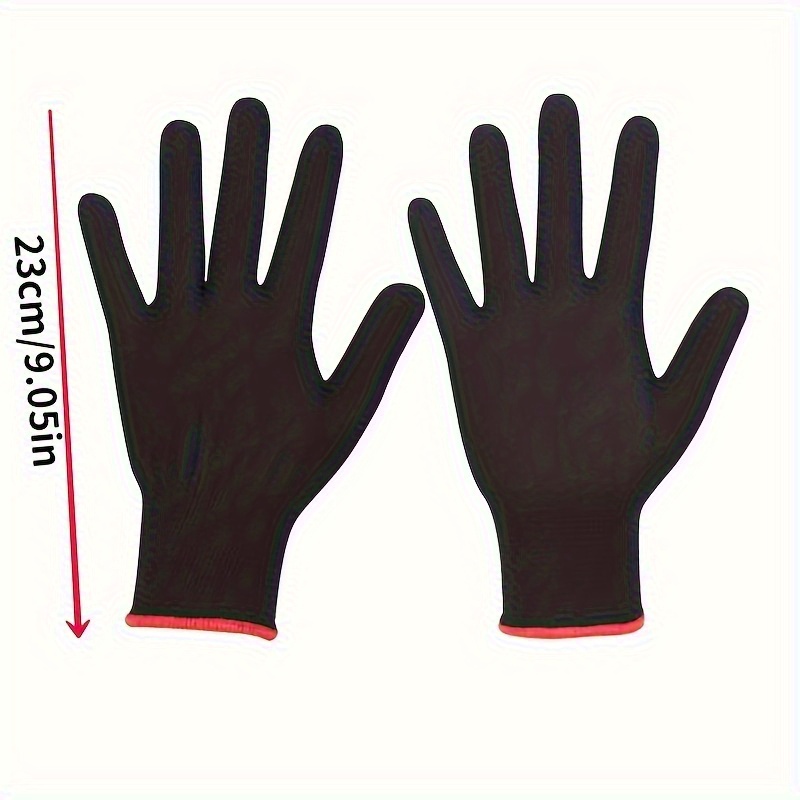 Ultra thin Pu Coated Work Gloves Nylon Shell Black - Temu