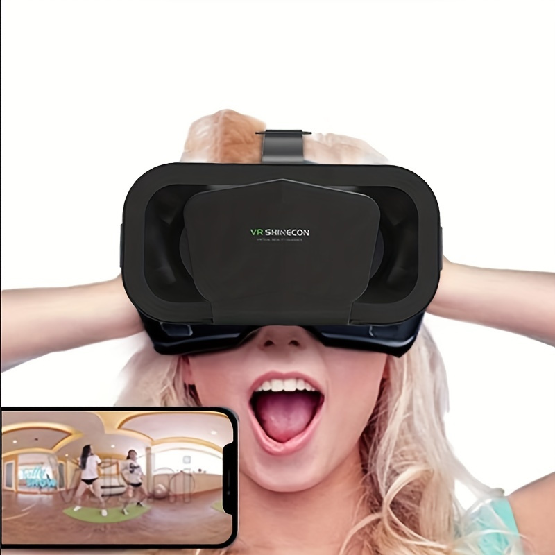 Auriculares de realidad virtual compatibles con iPhone y Android, gafas  universales de realidad virtual para niños y adultos, auriculares de  realidad