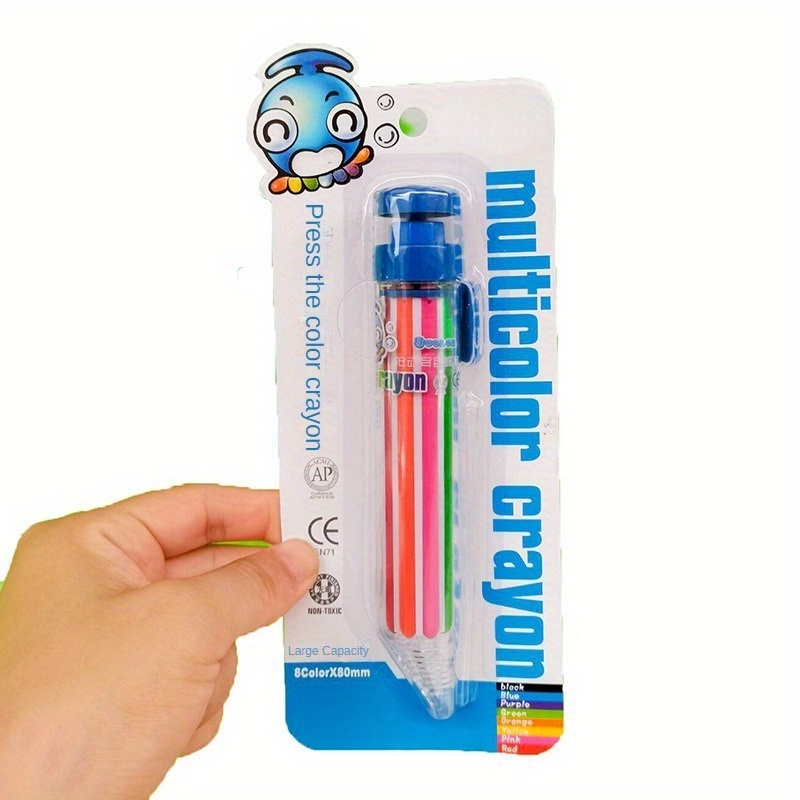 1 Multi color Press Crayons Rotatable Retractable Crayons - Temu