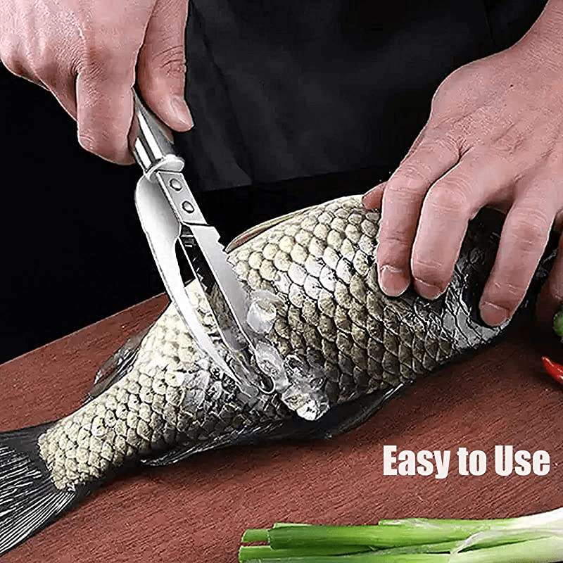 Stainless Steel 1 Fish Scale Knife Cut/scrape/dig Maw Knife - Temu