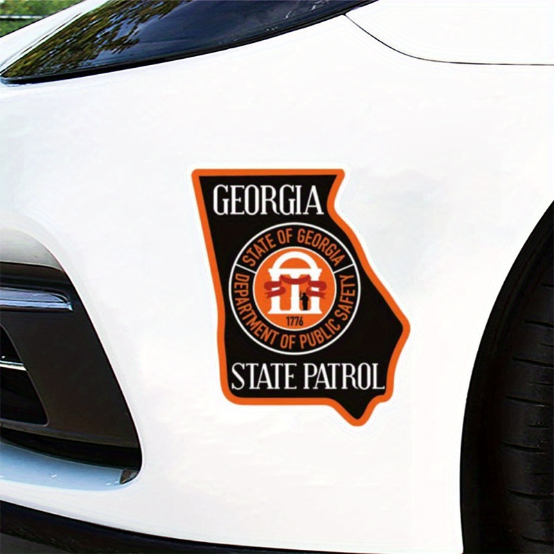 

Kramer Georgia Highway Patrol State Police Sign Sticker Car Vinyl Decal Truck Window Car Bumper Sticker