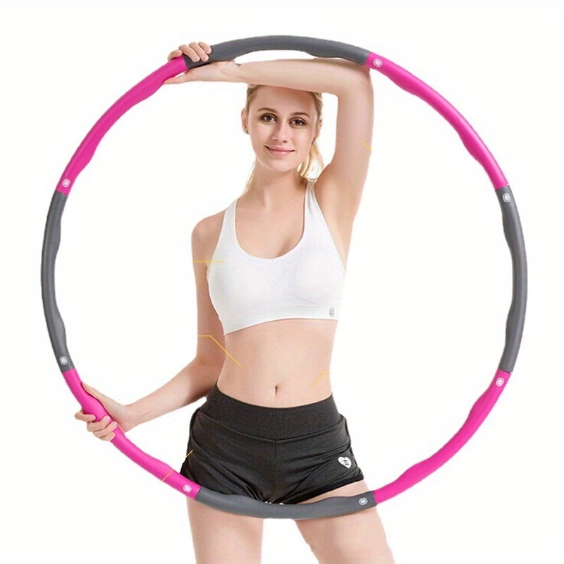 Detachable 28 Sections Fitness Hoop Solid Ball Outdoor - Temu