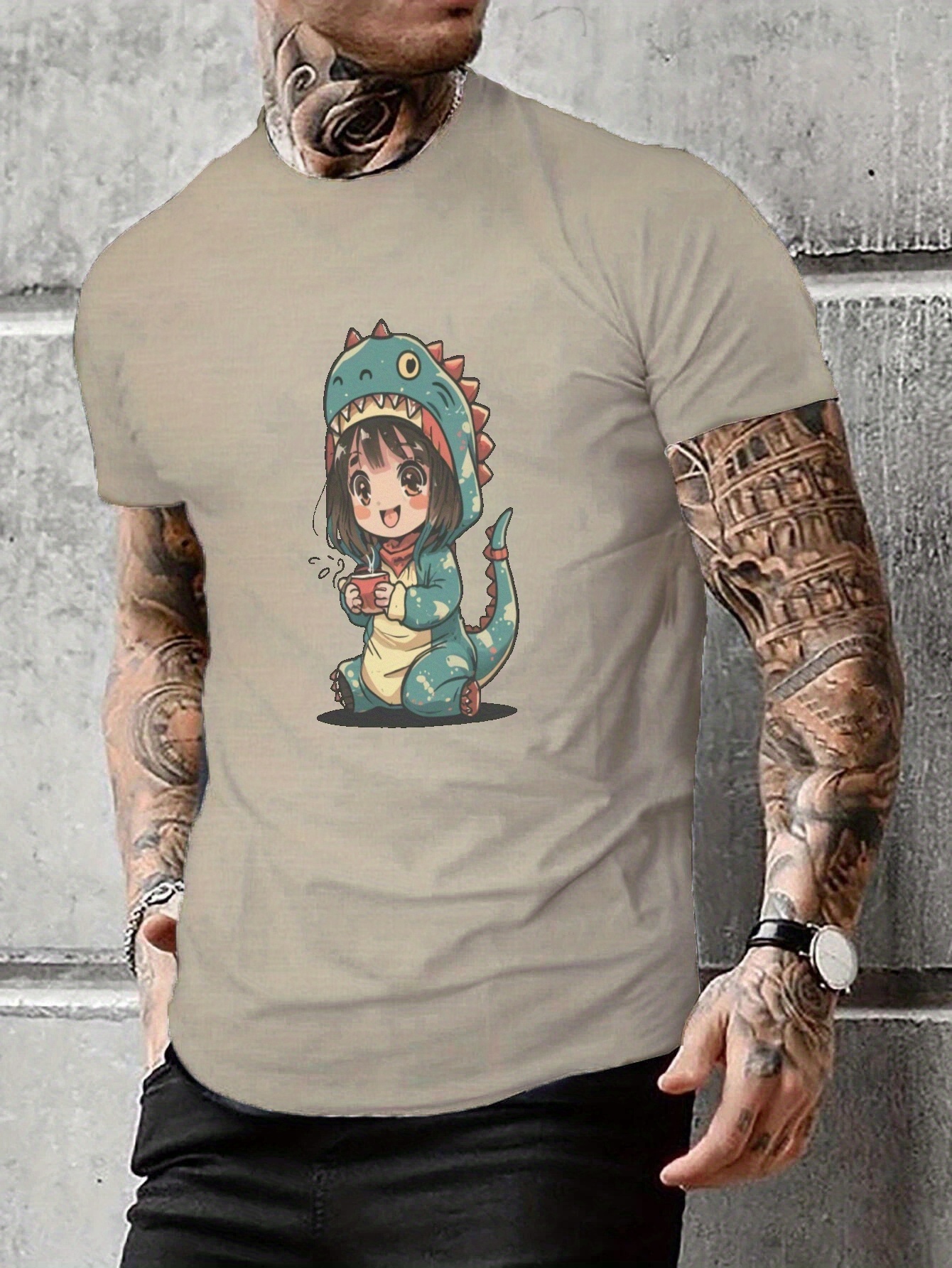 Disfraz Dinosaurio Camiseta Estampada Chica Anime Hombres - Temu Dominican  Republic