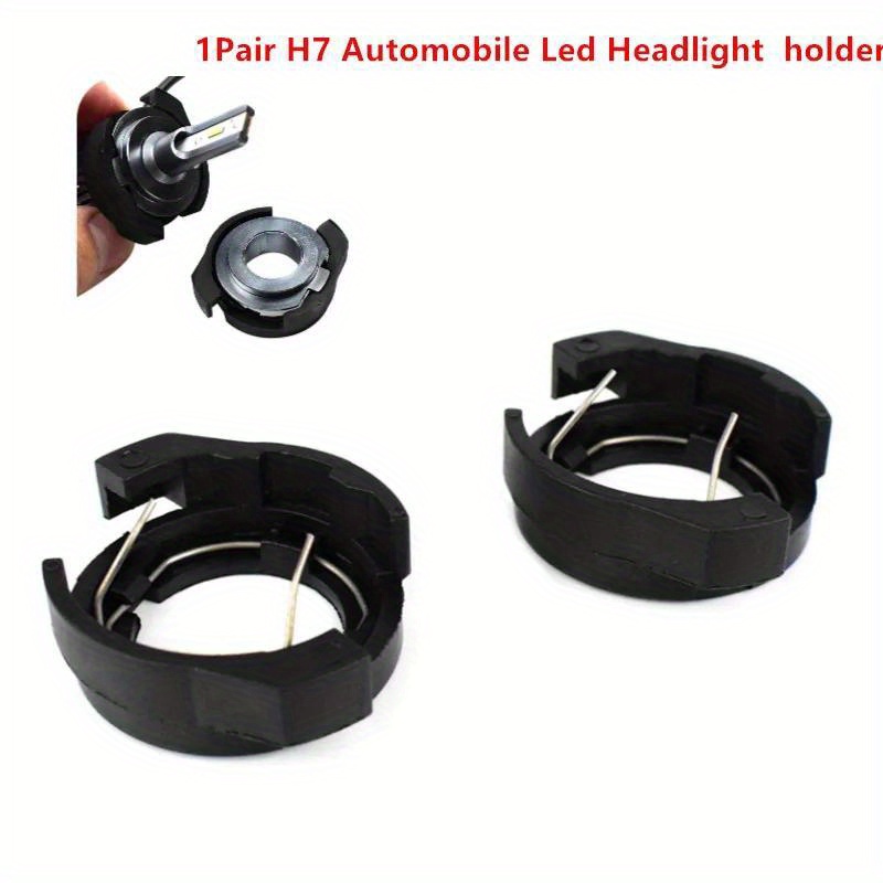 Adaptateur H7 LED, 1 Paar H7 LED Scheinwerfer Lampe Birne Halter