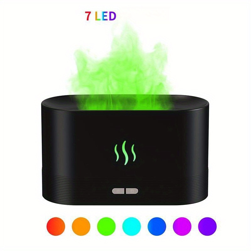 

New Colorful Flame Aromatherapy Machine Usb Small Appliances Fragrance Machine Air Flame Humidifier