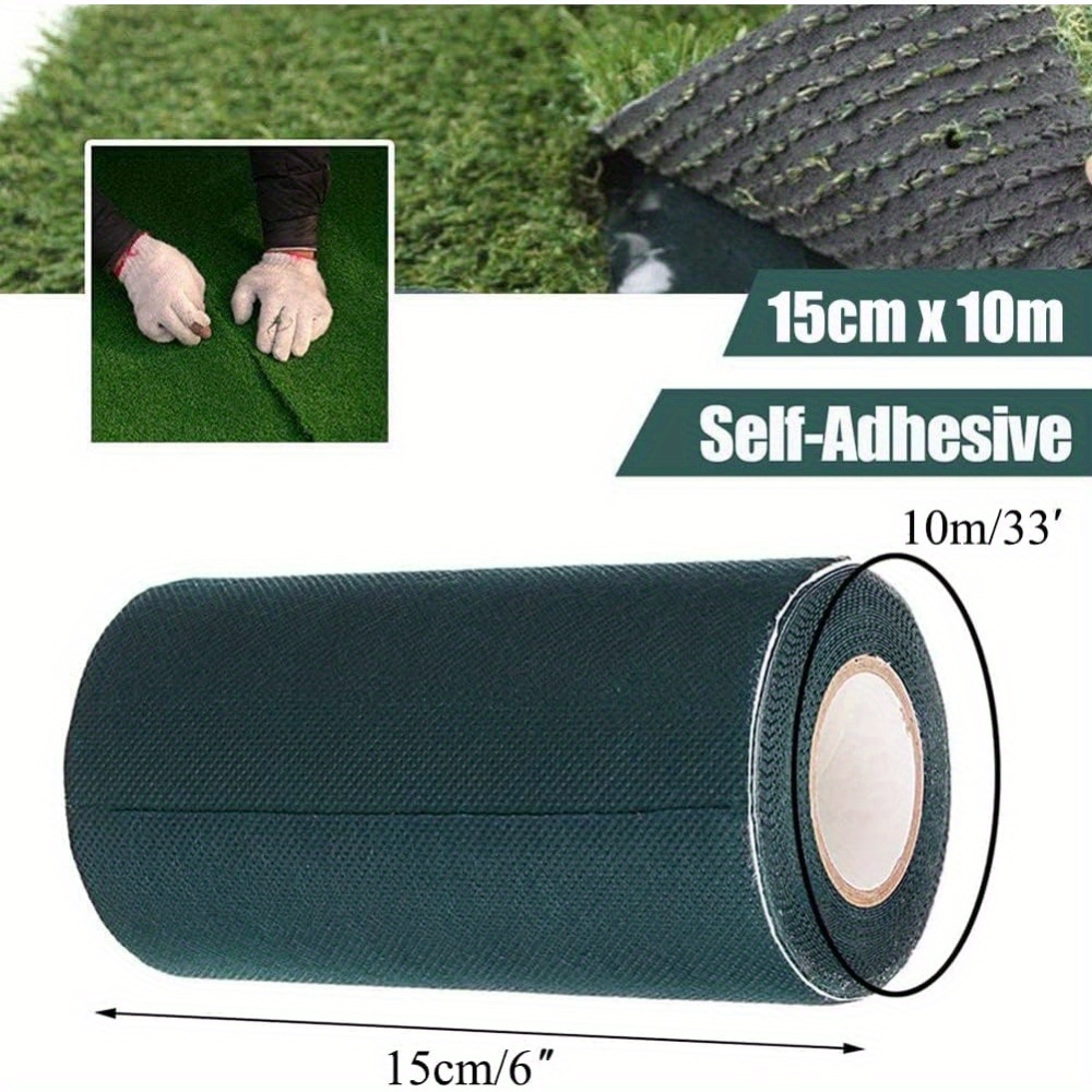 1 Roll Artificial Grass Self-Adhesive Seaming Turf Tape Lawn, Turf Tape For  Lawn, Carpet Jointing, Mat Rug