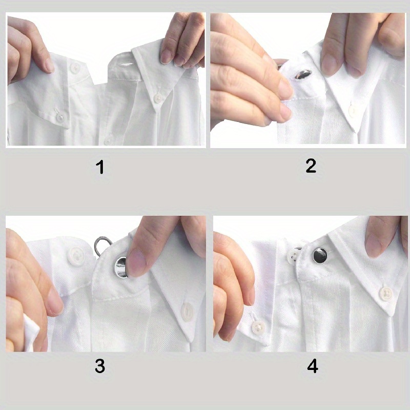 Invisible Elastic Collar Extenders For Men Comfortable Tie - Temu