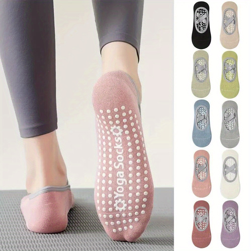 Wholesale Non Slip Silicone Dots Women Pilates Sock Toeless Backless Grip  Boat Yoga Socks - China Yoga Socks and Yoga Wear price