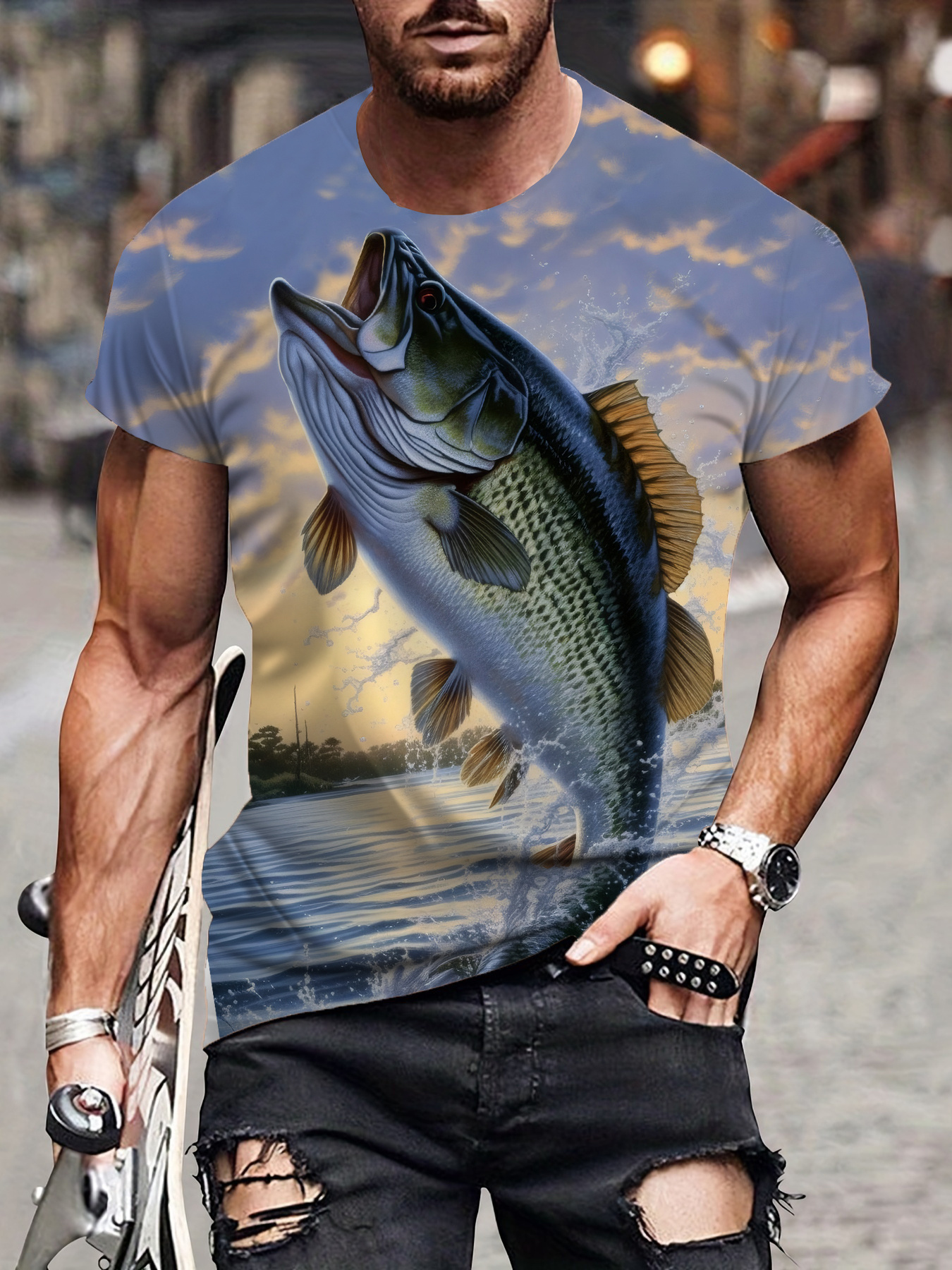 2023 Fishing T Shirts Men Fishing Clothes Breathable Outdoor Fishing Shorts  Male Quick Dry Fishing T Shirt Summer Fishing Wear
