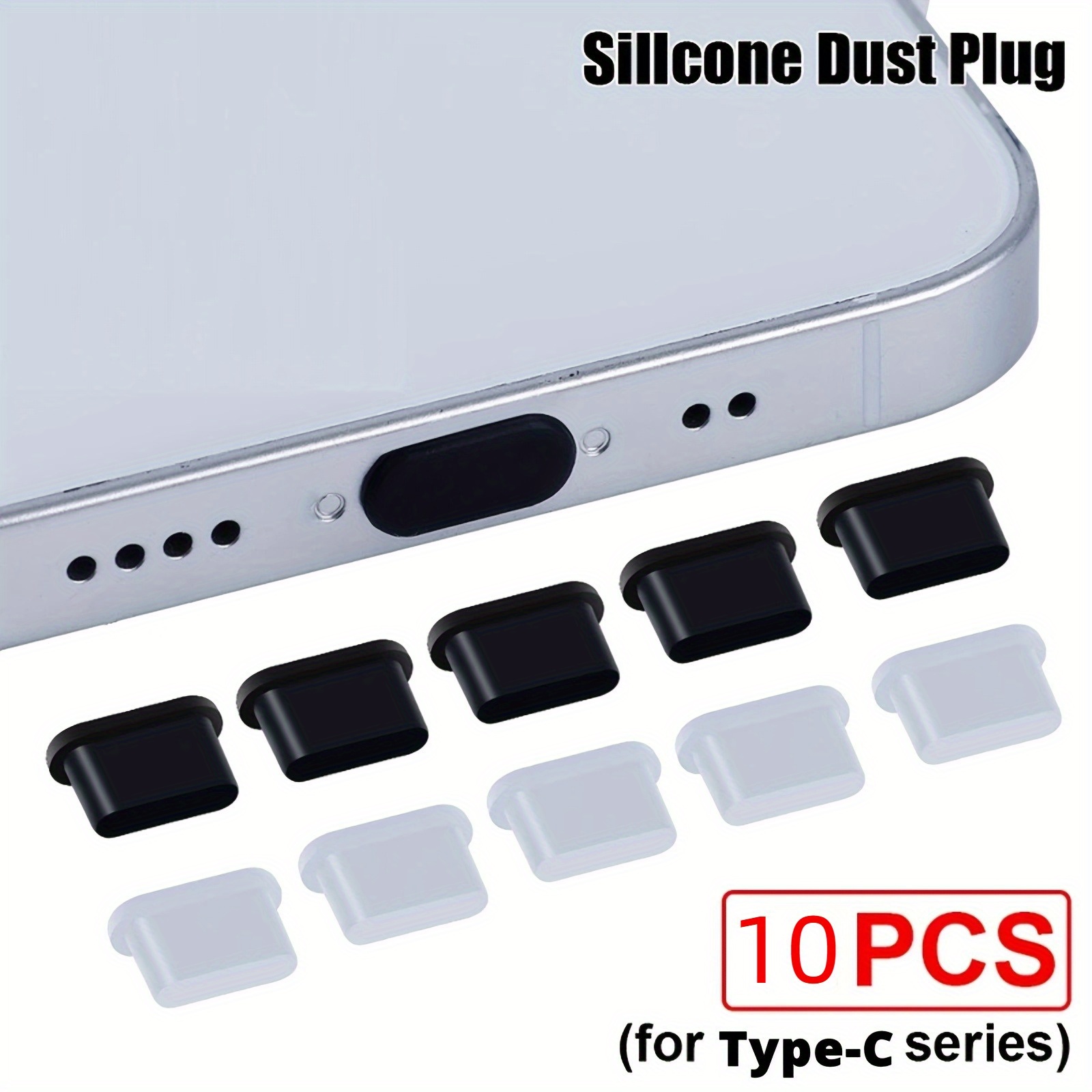  20 PCS USB Anti Dust Cover Plugs, USB Type-C Dust Stopper,  Silicone Soft USB Type-C Cap Port Protector, Anti Dust Cover Protector  Plugs Cap for USB Type C Female Port 