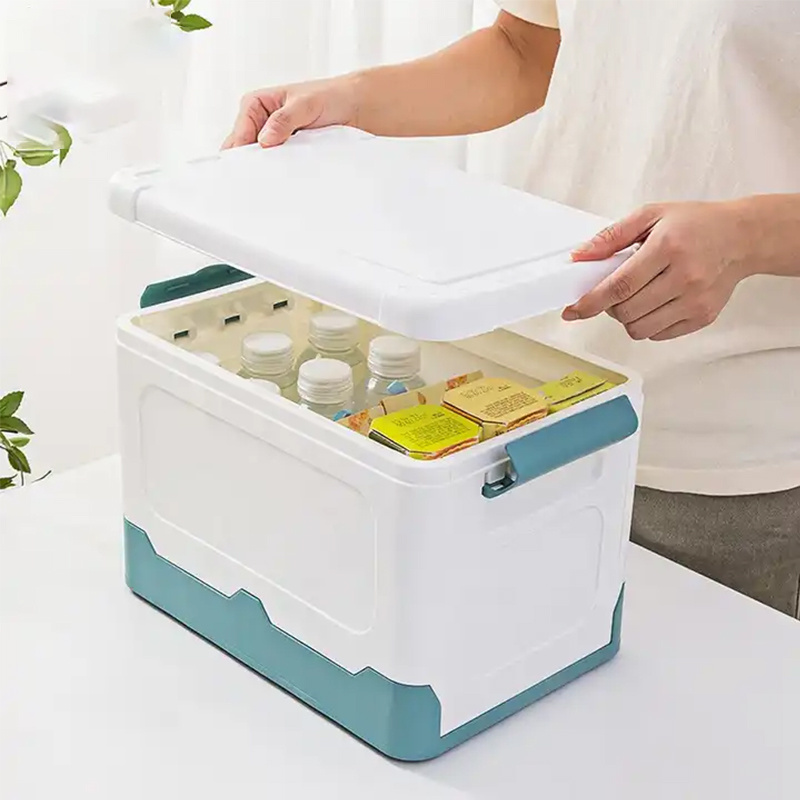 Foldable Storage Box Portable Plastic Toolbox - Temu