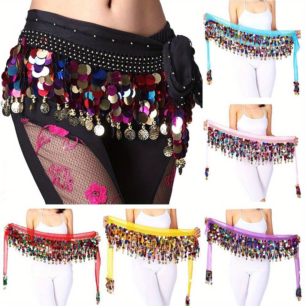 Chiffon Belly Dance Indian Dance Hip Scarf Belly Dance Belly Dance Belts  Dance Accessories