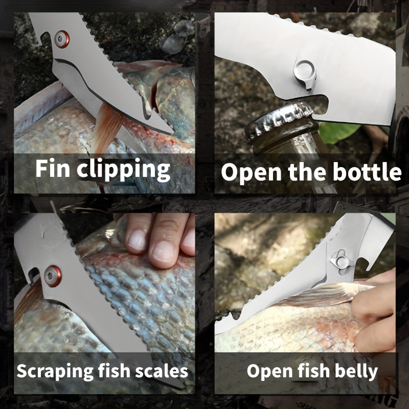 Walk Fish Heavy Duty Fishing Scissors Anti slip Serrated - Temu Canada
