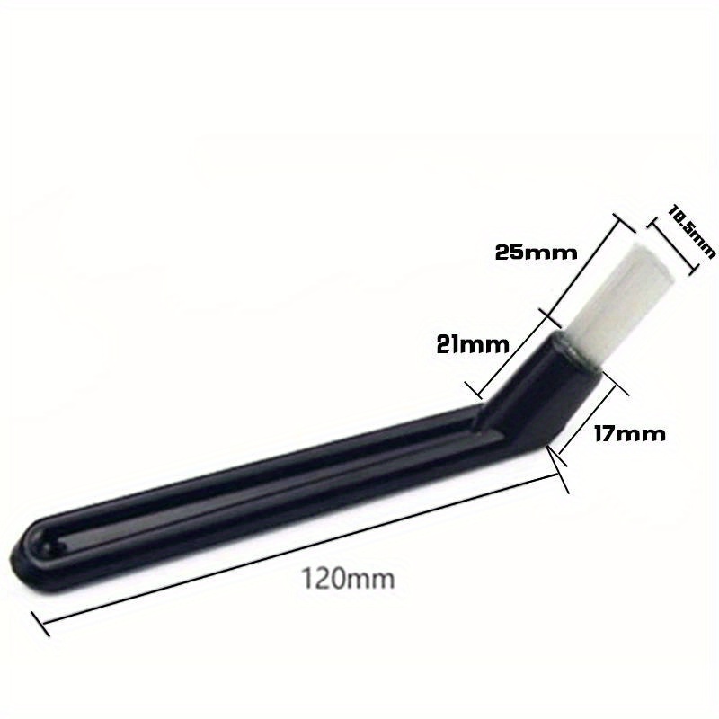 Ergonomic Espresso Machine Cleaning Brush with Plastic Handle, Keyboard and Coffee Grime Remover Tool, 14.0cm