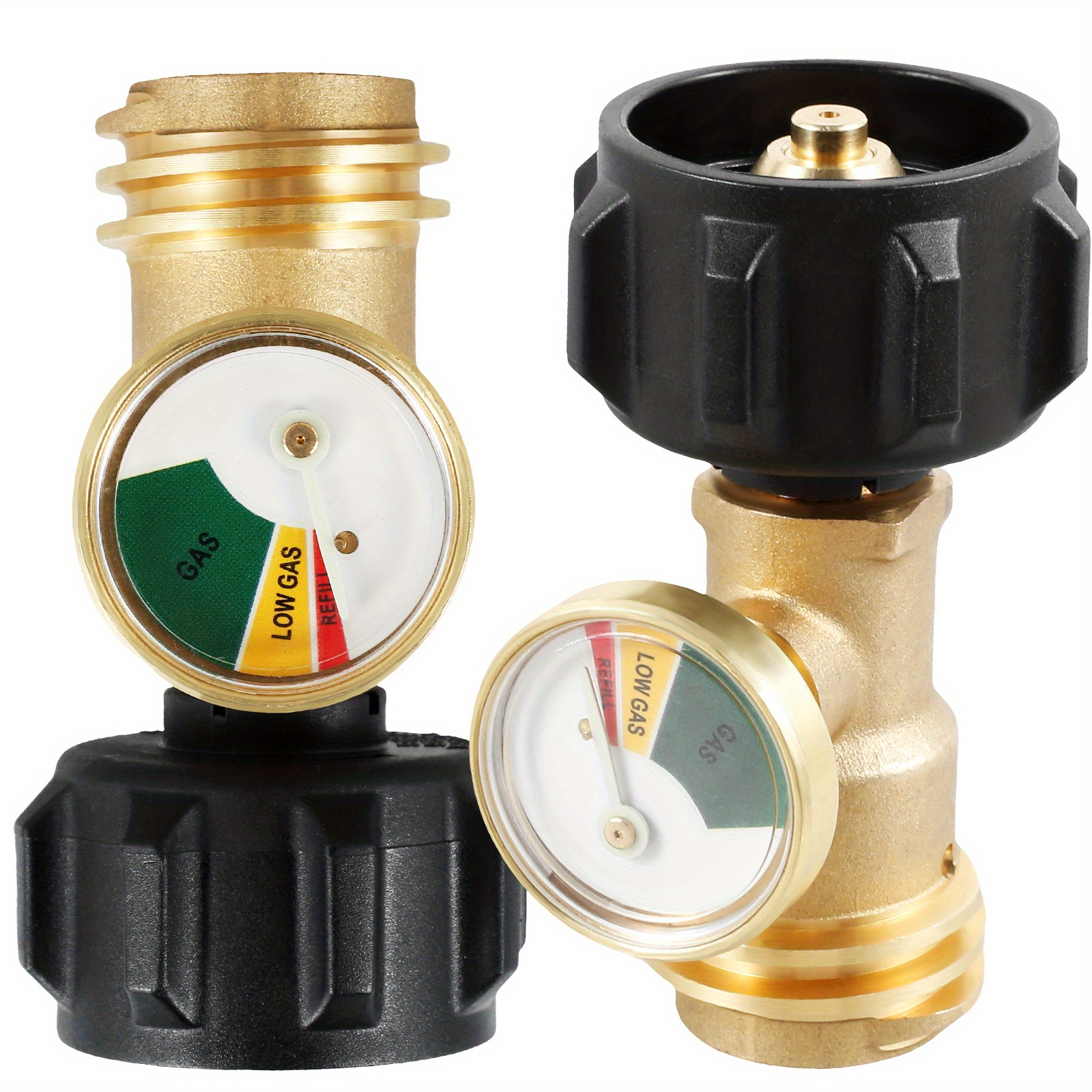 Pressure Gauge Adapter Propane Gas Measure Meter Tank Conversion