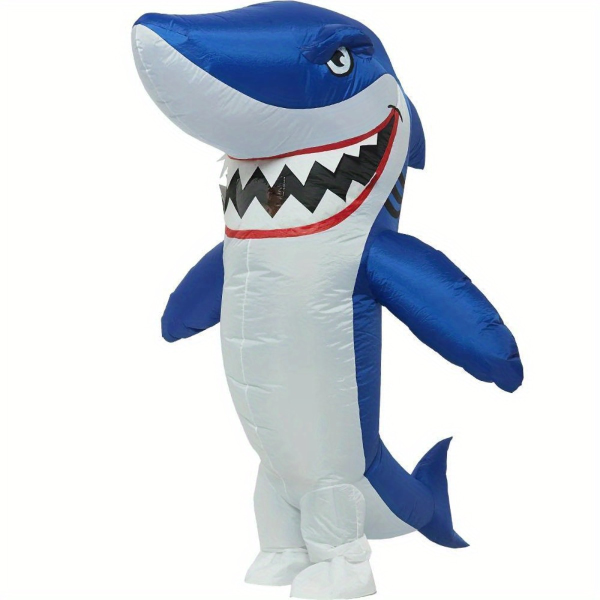 1pc, Shark Inflatable Costume, Funny Air Blow Up Costumes For New Year,  Party, Masquerade, Stage, Cosplay Suit, Adult Novelty Party Supplies,  Creative