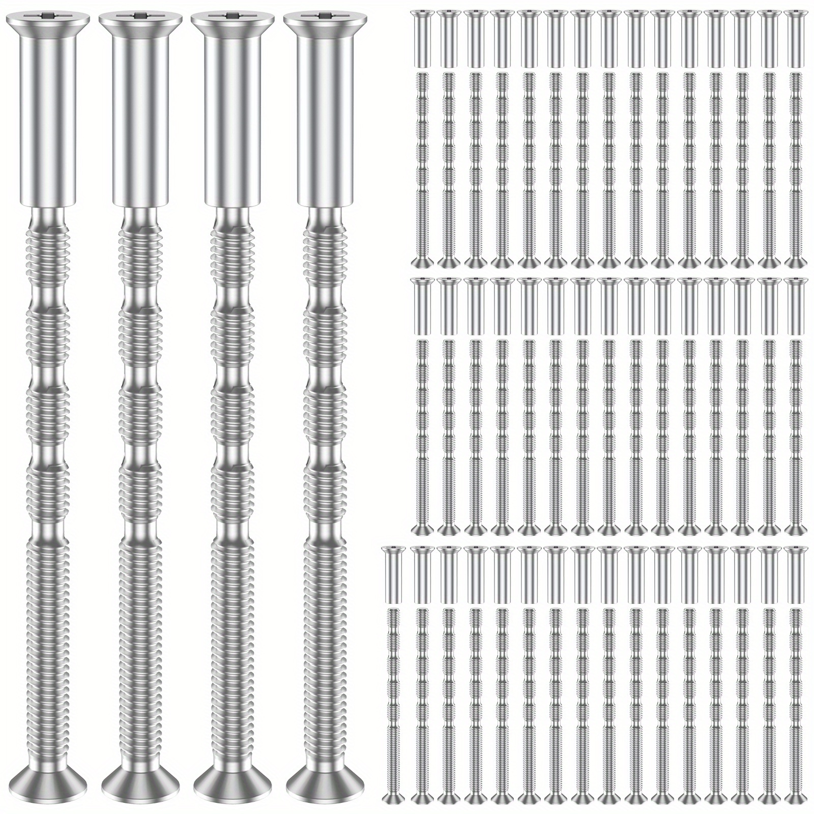 50 PCS Vis Relieuse M4 Vis Poignee de Porte Vis de Connexion avec Boulon  Kit Vis Poignee de Porte Vis de Connexion avec Boulo [395]