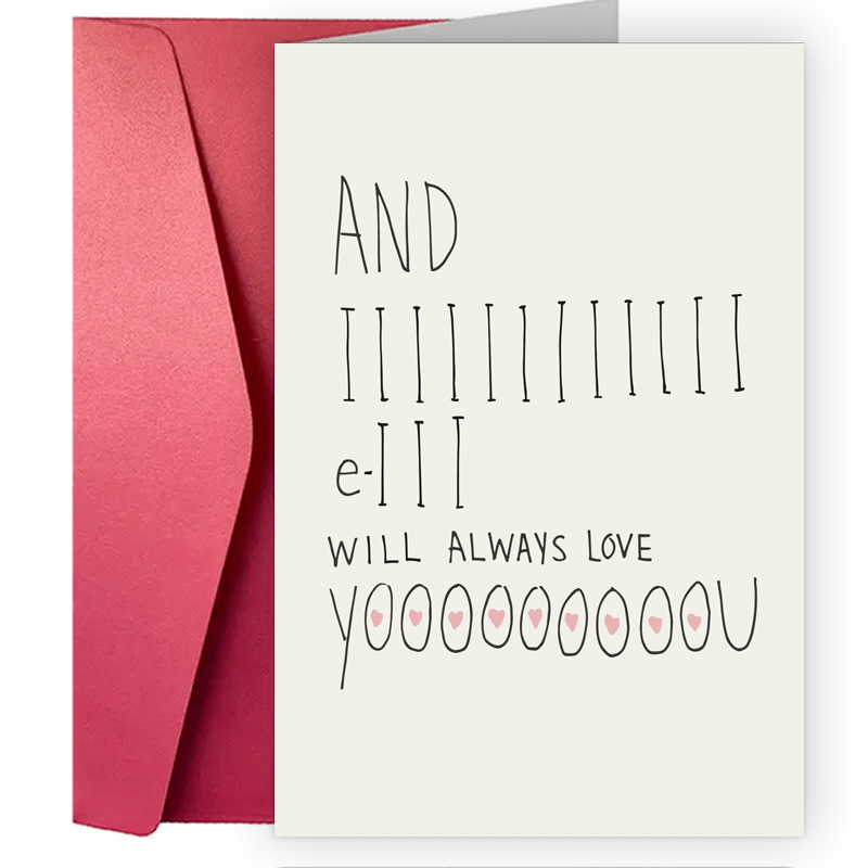 

A Fun And Creative Holiday Greeting Card Sweet Funny Card For Valentines Day, Valentine's Day Cards For Every Person In Your Life