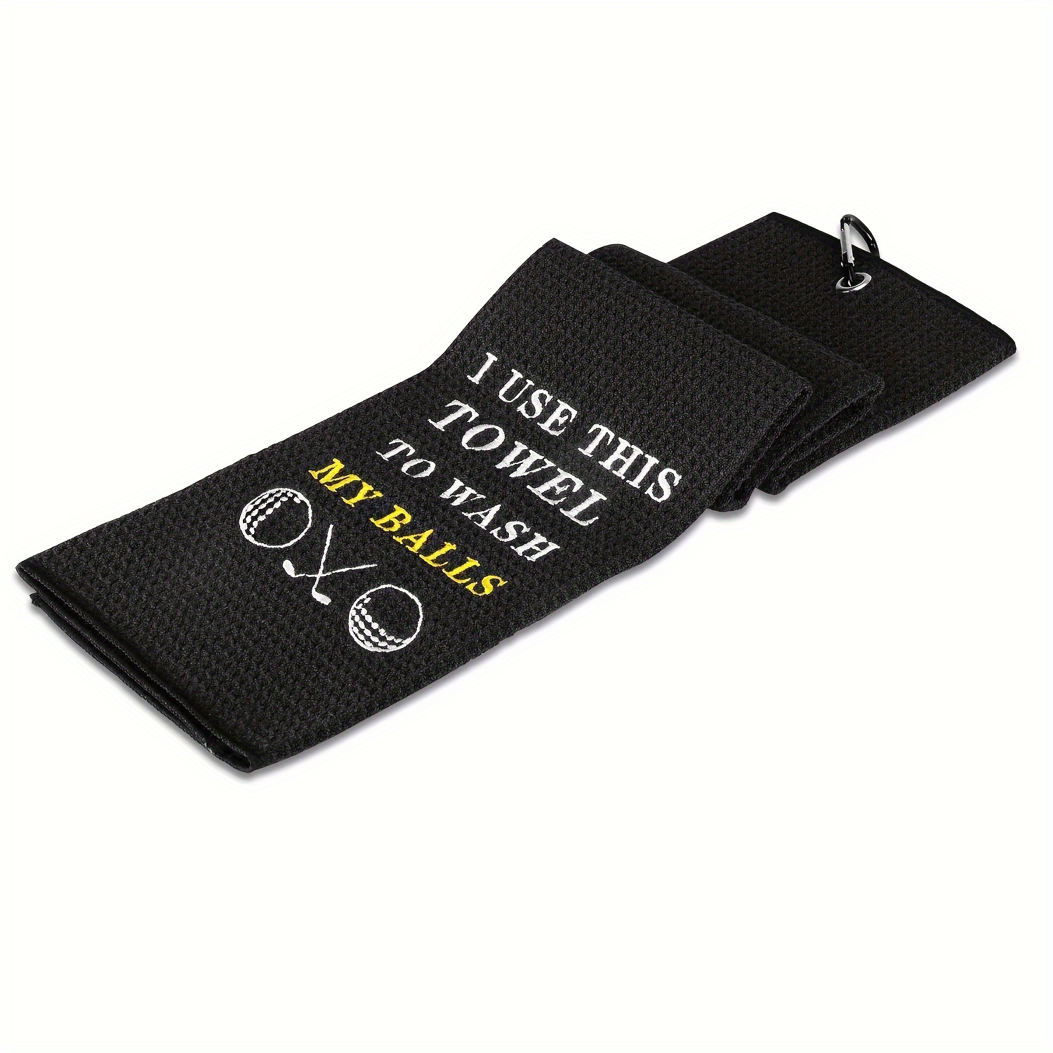 Funny Golf Towel with Clip for Women