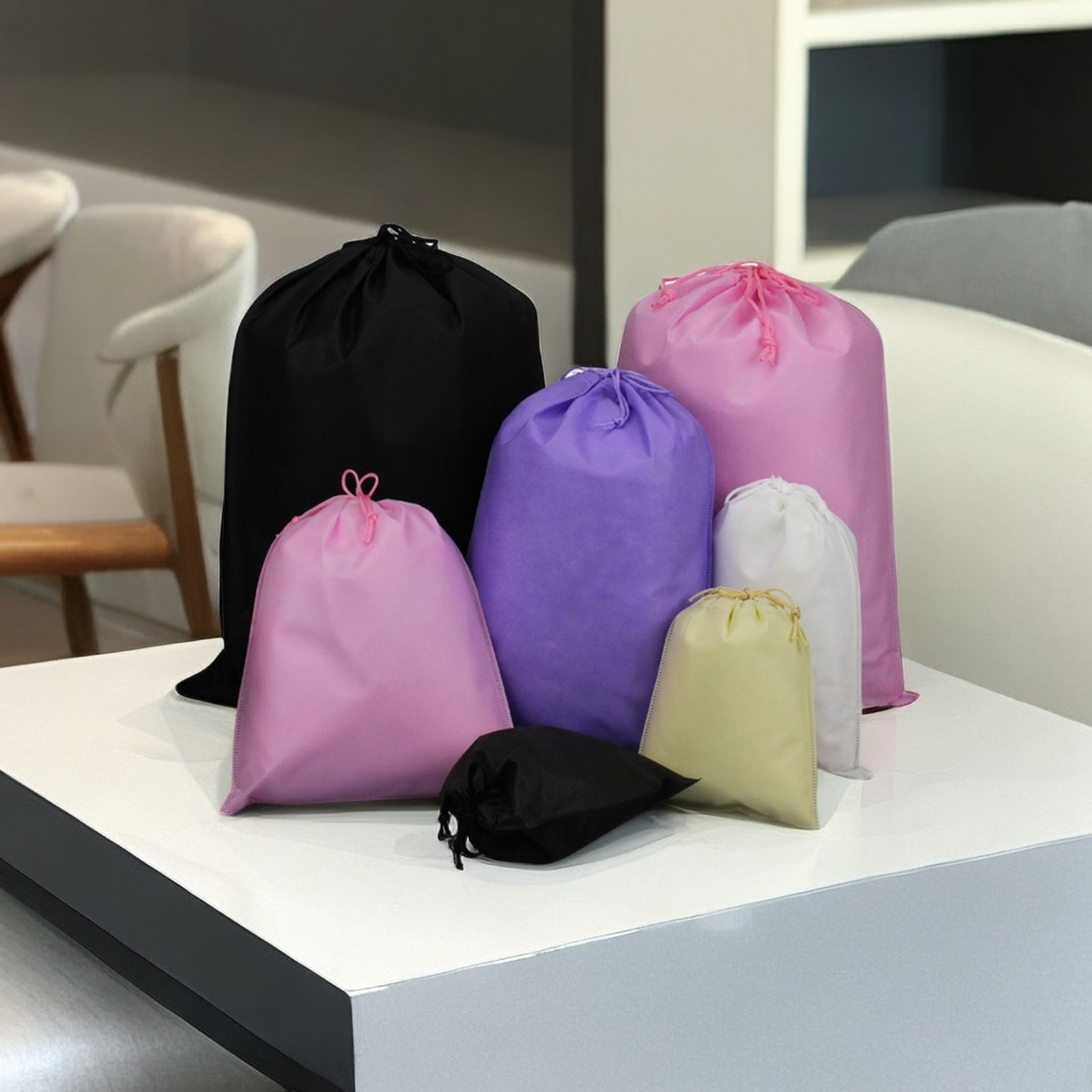 PACKOVE 10pcs drawstring storage bag travel handbag storage purse bags for  storage shoe bags for storage bags for handbags drawstring pouch outdoor