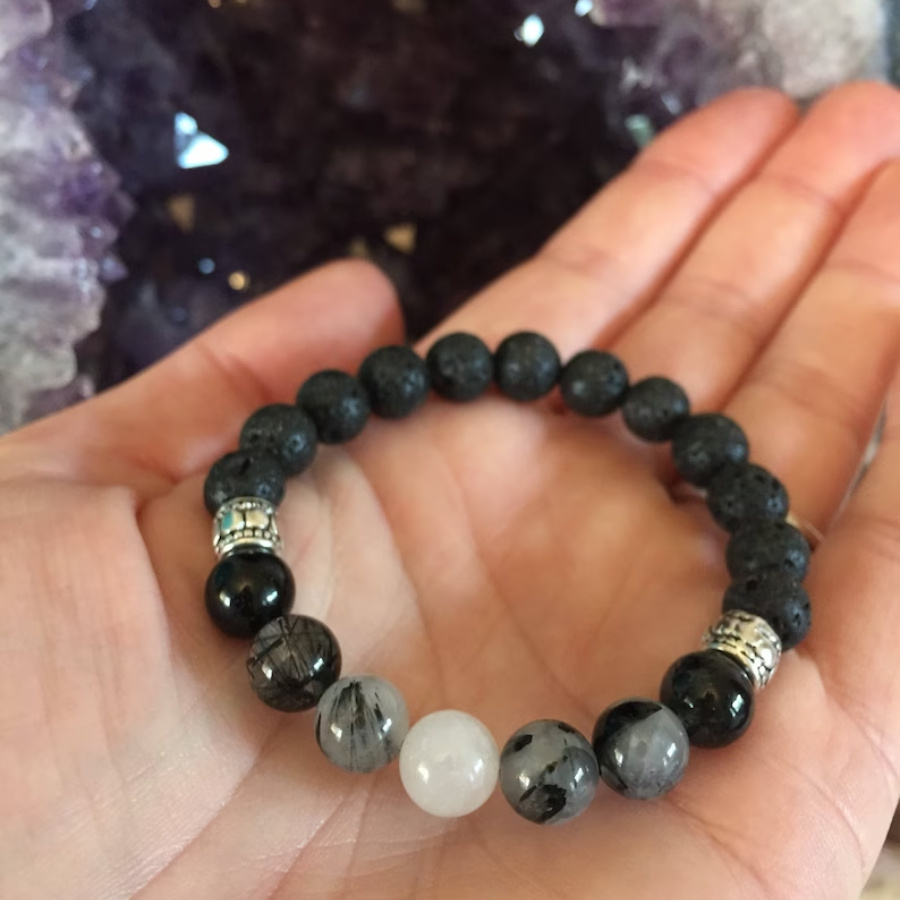 

Glow, Quartz Bracelet With Essential Oil Diffuser - Natural Stone, Jewelry & Watch Accessories, Live ,