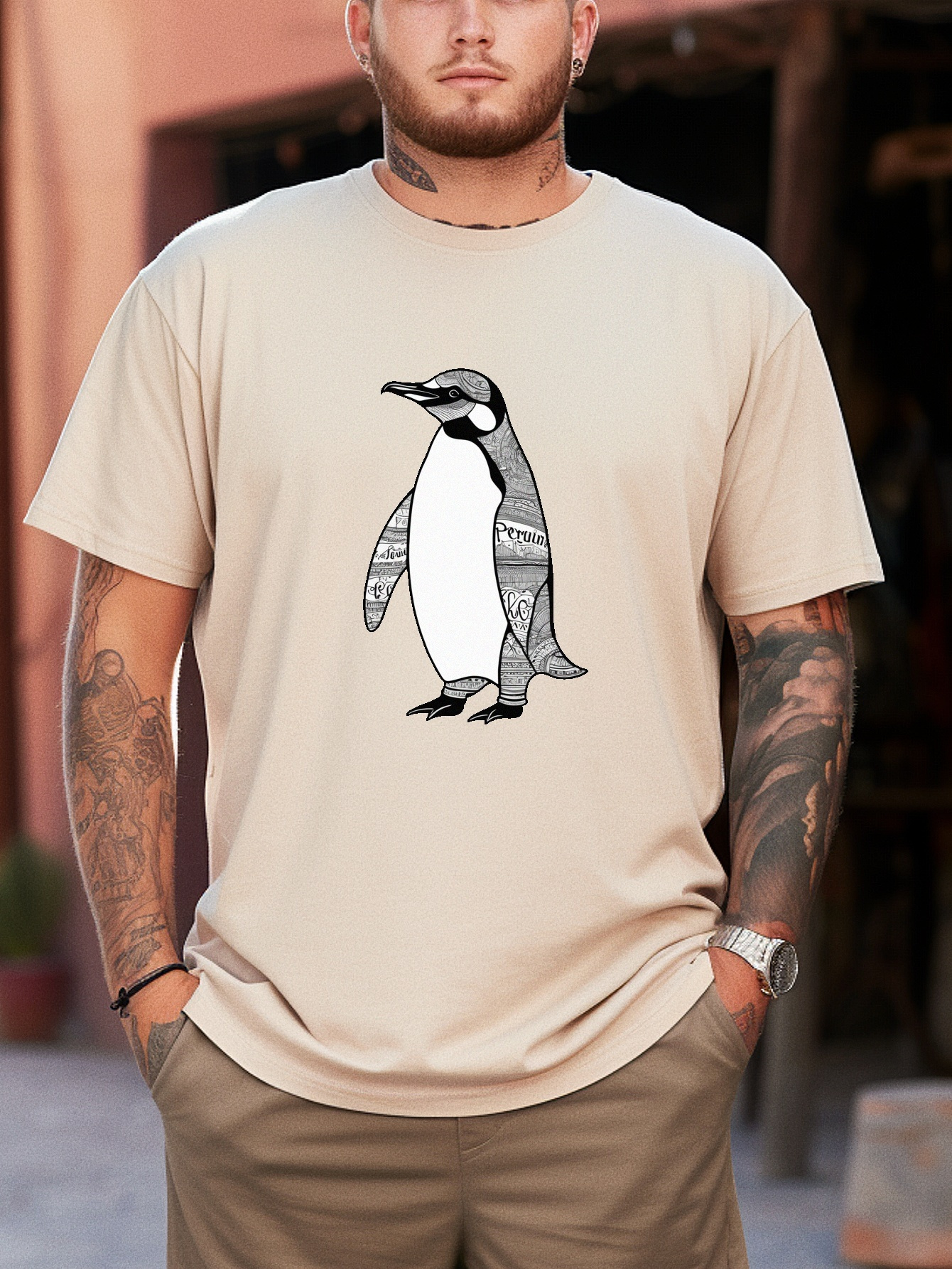 Pinguin Geschenk, Pinguin Druck, Pinguin Kunst, Familie Tier Druck