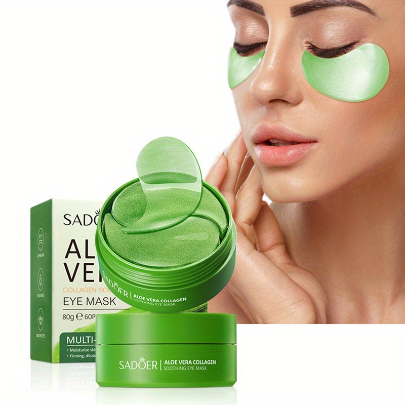 Loving My Under-Eye SOS: Aloe Vera Collagen Eye Mask Review (82% Off!)