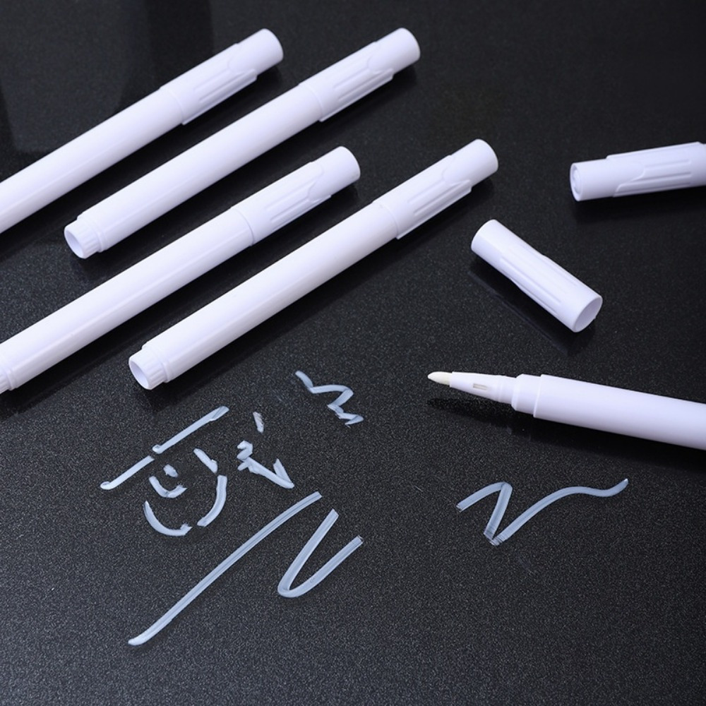 White Chalk Markers- Wet & Dry Erase Chalk Pens For Blackboard