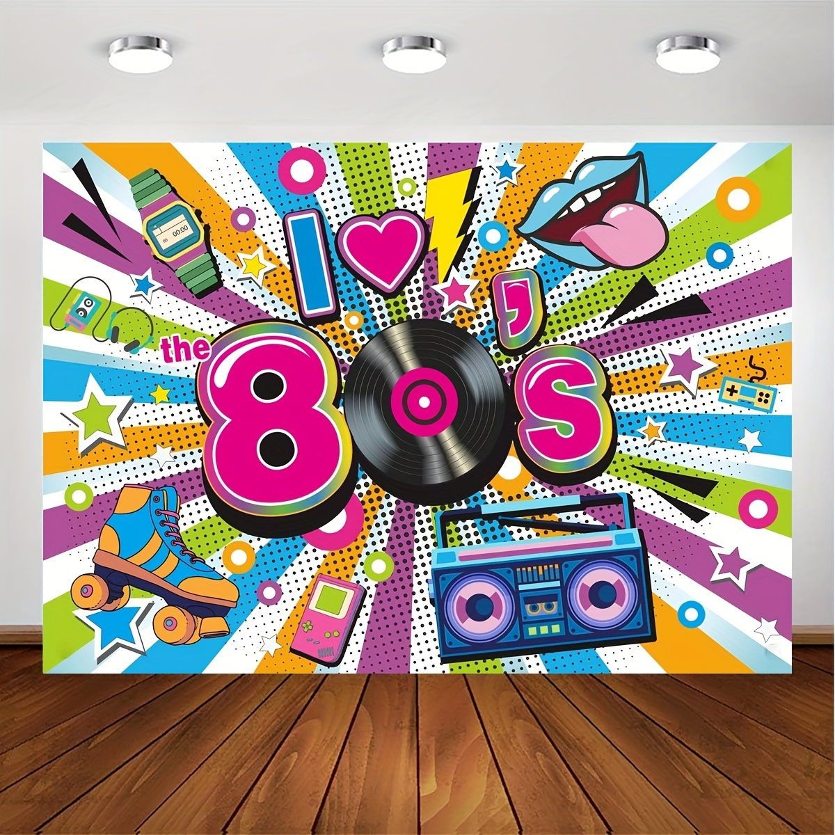 80s Themed Birthday Party Background Hip Hop 80s Birthday - Temu New Zealand