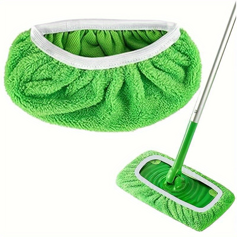 1 2pcs microfiber cleaning mop replacement pad flat floor mop cloth washable and durable replacement mop cloth wet and dry use easy to clean cleaning supplies back to school supplies details 5