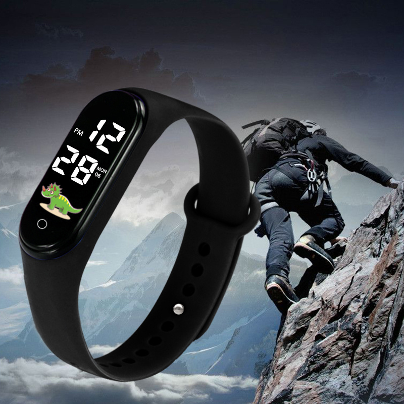 2pcs Touch LED Digital Watch Light LED Electronic Sports Watch