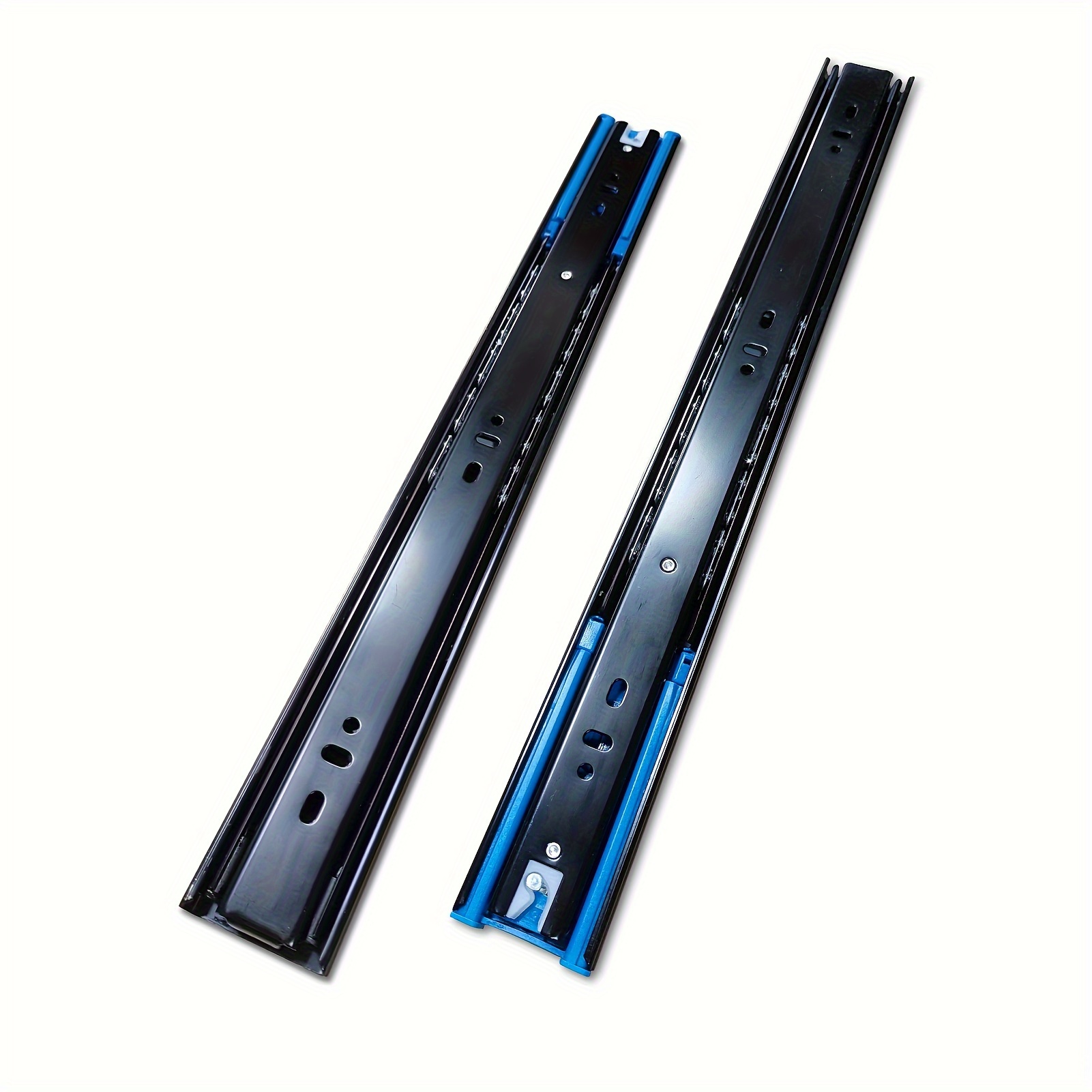 1 ペアのソフトクローズ引き出しスライド、フルエクステンションにフィット、低ノイズボールベアリング引き出しスライド、高耐久フルエクステンション