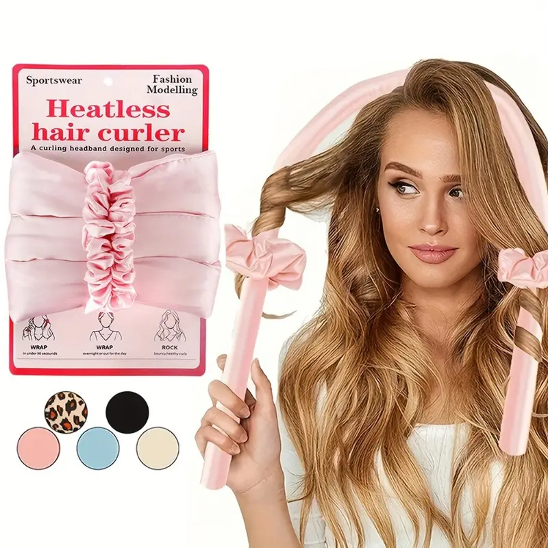Hair Rollers With 2 Hooks Hair Curlers Spiral Curls Heatless - Temu
