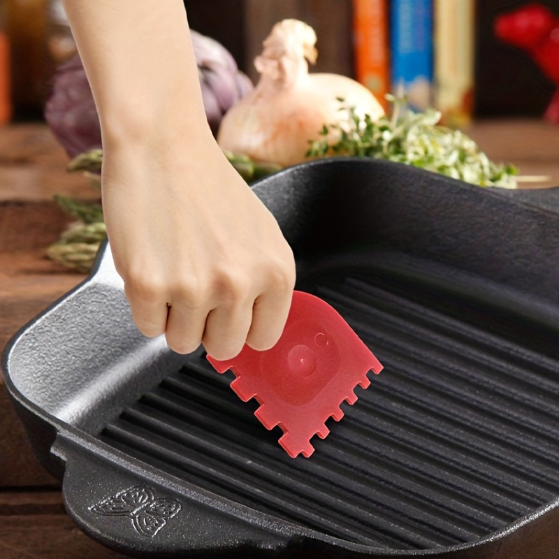 Grill Pan Scrapers Kitchen Cleaning Brush Soft Cleaning Temu