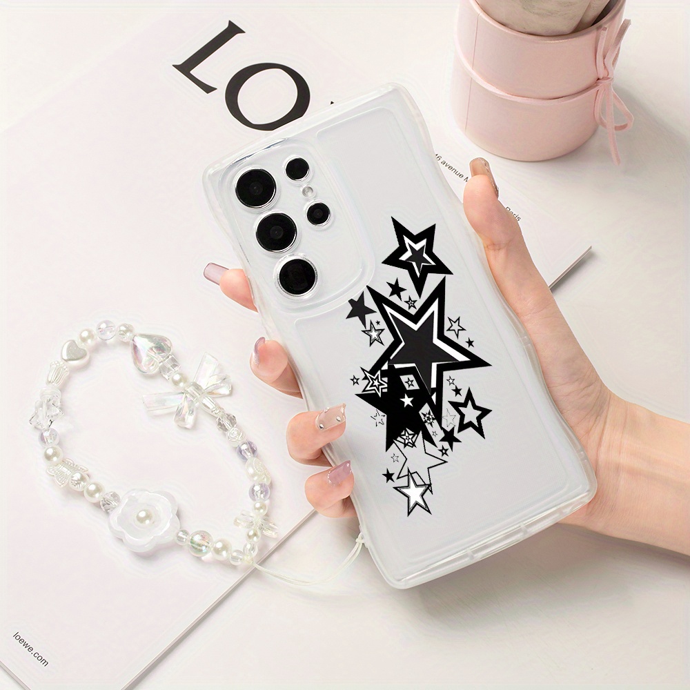 Star Graphic Silicone Protective Phone Case Samsung S23 Temu Canada