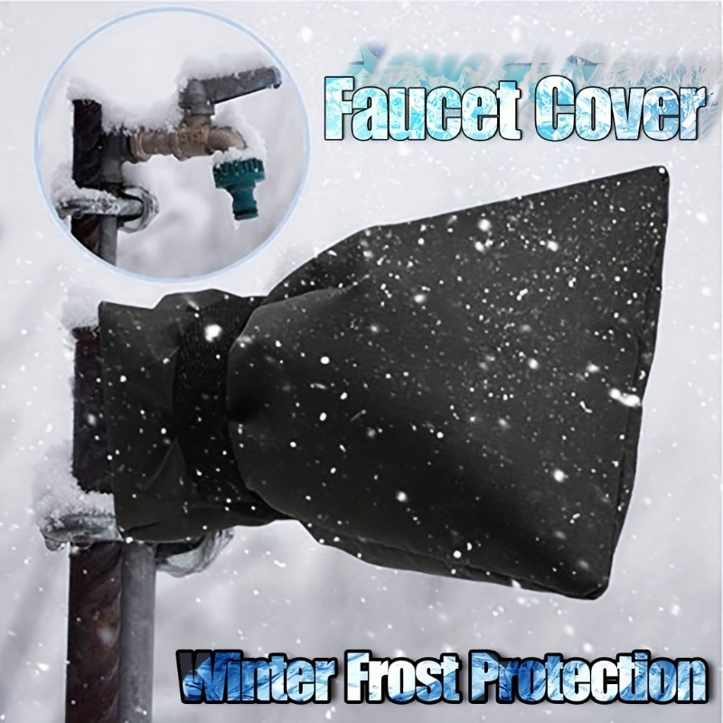 2/4 Pack Housses de robinet extérieur pour la protection contre le gel  hivernal, chaussettes d'isolation de bavoir de tuyau antigel, housse de  robinet réutilisable pour l'hiver