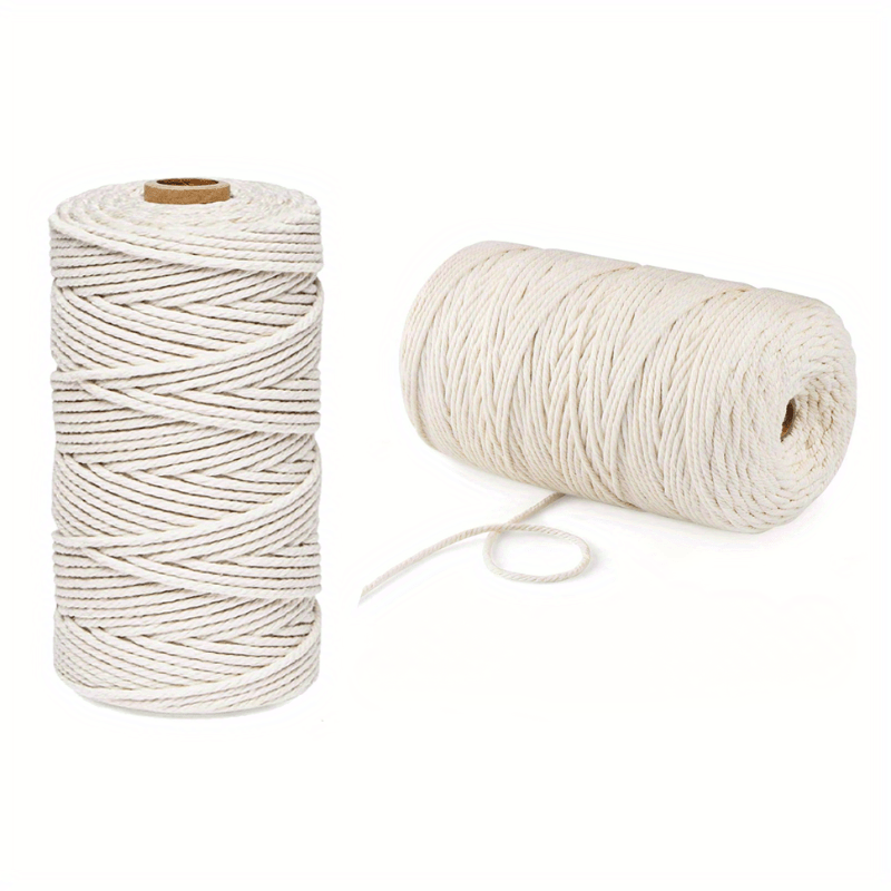 Macrame Kit Natural Cotton Macrame Cord Macrame Starter Set - Temu United  Kingdom