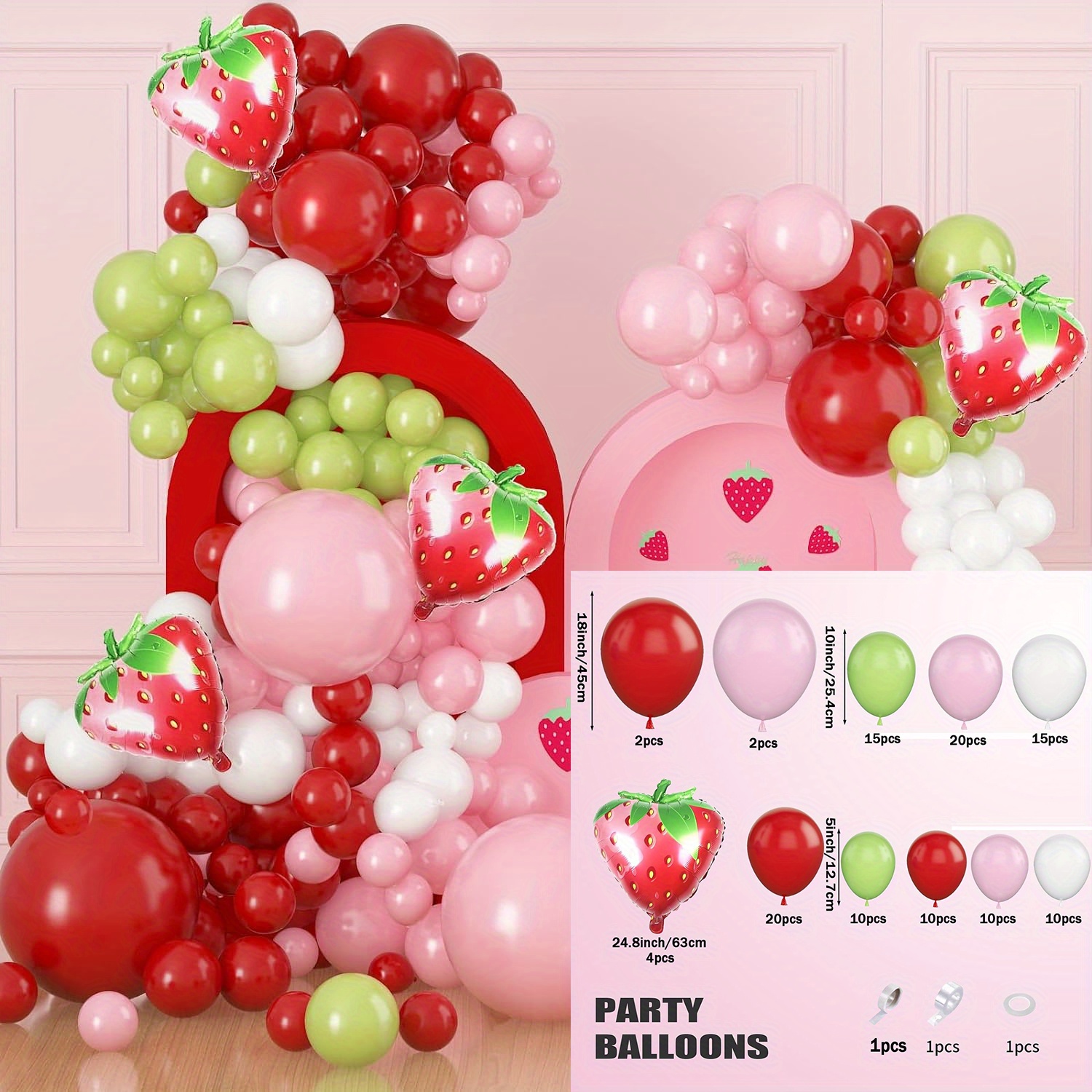 20pcs Valentines Day Decoration Kit