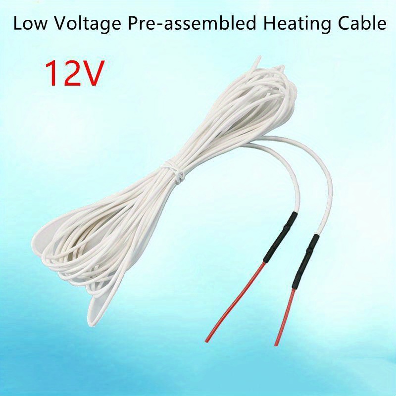 1pc 12v Pre Assembled Heating Cable Low Voltage Carbon Fiber Heating Wire  Diy Steering Wheel Heating Self Made Warmer Incubator Seat Heater, Free  Shipping, Free Returns