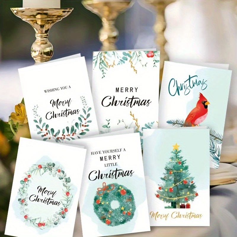 KOIROI Lot De 7 Cartes De Noël Pliantes Pour Joyeux Noël