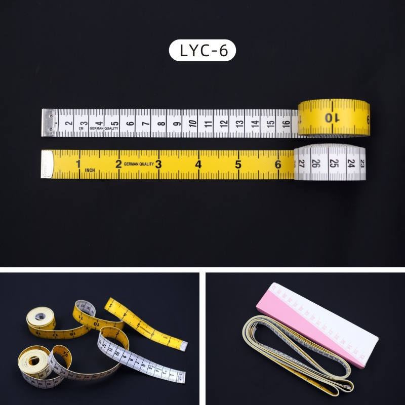 Cinta métrica La cinta métrica para medir el tamaño del cuerpo y la cinta  métrica de costura pequeña para sastres (5 piezas, negro) YONGSHENG  8390605164958