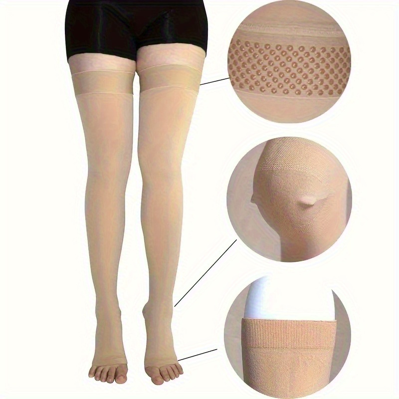 Compression Socks Side Zipper Varicose Vein Prevention - Temu