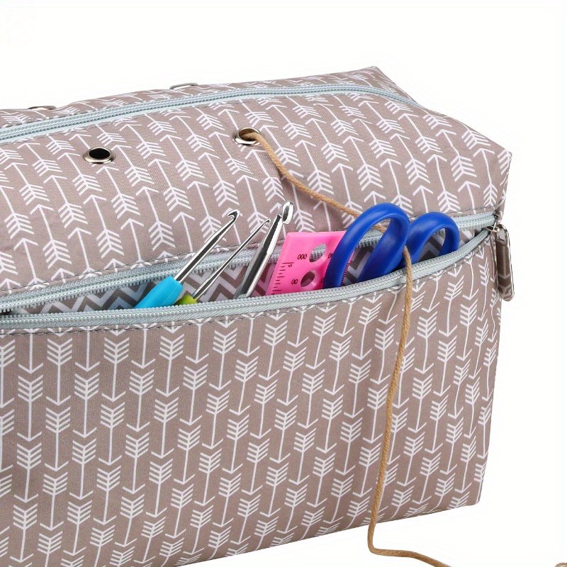 Wool Storage Bag Knitting Yarn Storage Bag Green Octagonal - Temu
