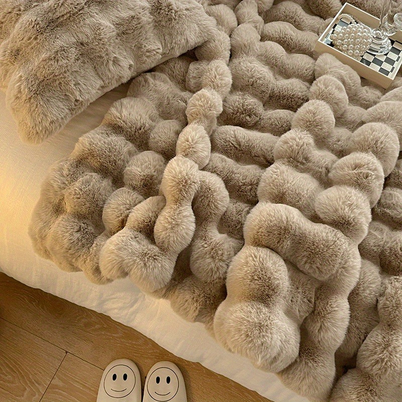 Plush blanket material hot sale